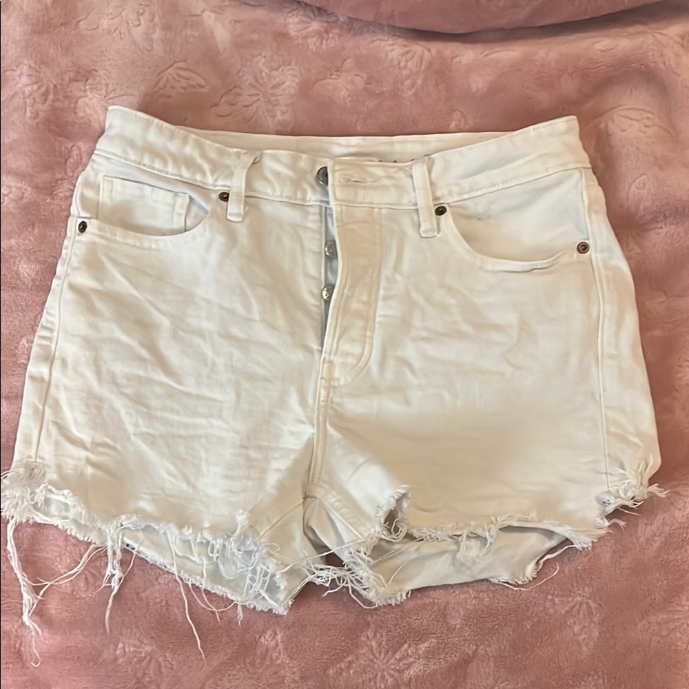 White denim shorts old navy